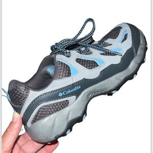 Columbia Contour Comfort Hiking Shoes Blue/Gray